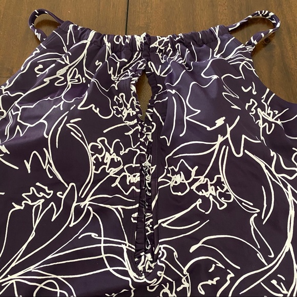 Women's High Neck Keyhole 1Piece Swimsuit XL - Picture 6 of 10